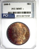 1880-S Morgan MS67+ LISTS $1700