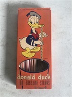 Vintage Donald Duck Sunshine Staws.