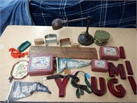 WOOD SIGNS,TINS,LIGHTS & MORE