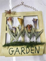 Metal & Wood Garden Hanging