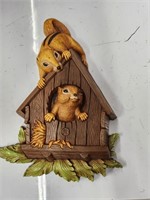 1977 Homeco Squirrel Wall Hanging