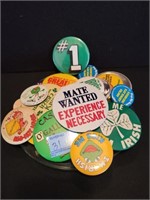 COLLECTION OF ADAGE BUTTONS: KISS ME I'M IRISH, #1