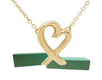 18K Gold Tiffany & Co. Loving Heart Necklace