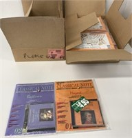 2 Cases Mozart & Beethoven CD & Books Sets