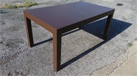 Solid Brown Dining Table 35 x 60