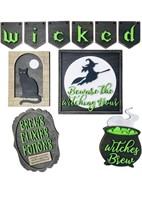 ( New ) Halloween Tiered Tray Decorations