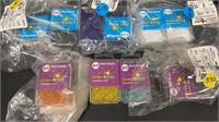 10 Containers Of Dyna-Mite Seed Beads