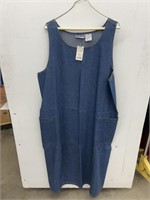 Size XL Erika & Cao women’s denim dress new with