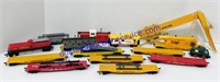 Mixed Lot of HO Scale Train Cars, Etc..