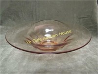 Art Glass Fostoria Pink Depression large bowl