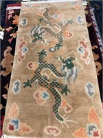 Hand Knotted Nepal Dragan Rug 3x6 ft