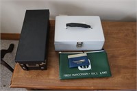 cashbox,letter openers & office items