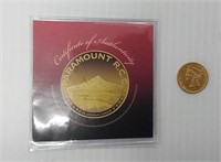 1881 Liberty head $5.00 gold coin
