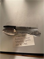 Sterling spoon