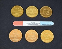 Former Maryland Comptroller Louis Goldstein Coins