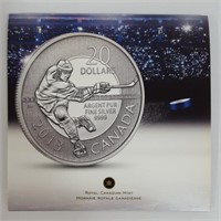 2013 Royal Canadian Mint $20 Fine Silver Coin