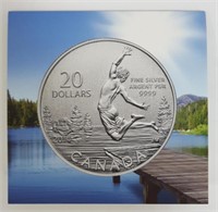 2014 Royal Canadian Mint $20 Fine Silver Coin