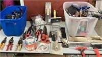 Large Assortment of Tools and Some Hardware