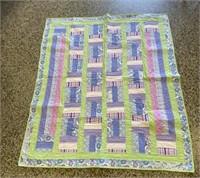 57"x48” Handmade Baby Quilt. Age Unknown