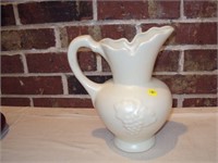 Nice Pottery Pitcher - Looks McCoyish - Not Marked