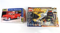 STAR WARS LEGOS AND MODEL TRUCK KIT
