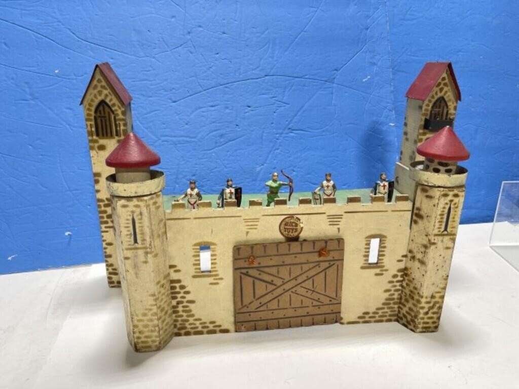 1930s Rich Toys Castle and Lead Knights