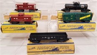 5 Boxed American Flyer S Ga Freights