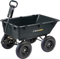 Gorilla Carts Heavy-Duty Garden Poly Dump Cart