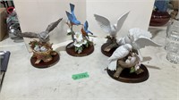 Bird statues