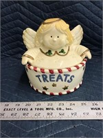 Ceramic Angel Treats Jar