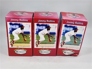 (3) JIMMY ROLLINS BOBBLE HEADS WITH BOX