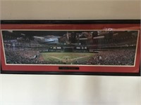 Bush Stadium framed runner print