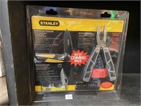 Stanley folding knife and multi tool combo set