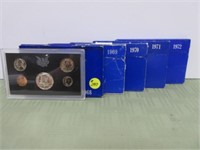 (5) US Mint Proof Sets (1968,69,70,71,72)