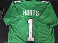 Jalen Hurts Signed Green Eagles Jersey W/Coa