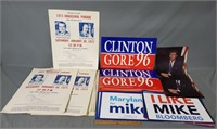 Political Signs: Nixon, Clinton