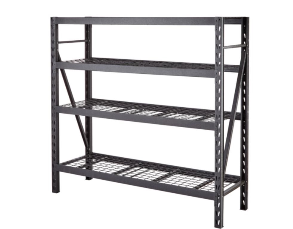 MAXIMUM 4-TIER METAL STORAGE RACK (24X48X72IN)