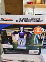 Halloween Decor Reaper & Tombstone