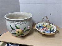 Planter And Bowl With Handles