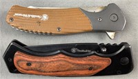 (2) Smith & Wesson Folding Knives