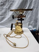 Vintage Steampunk BlowTorch  Electric Lamp Light