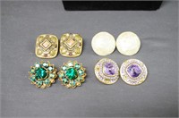 Assorted Vintage Estate Earrings