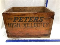 Peters High Velocity 12 Ga. Wooden Ammo Box, 14