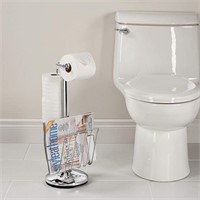 Better Living Multi Use Toilet Paper Caddy -Chrome