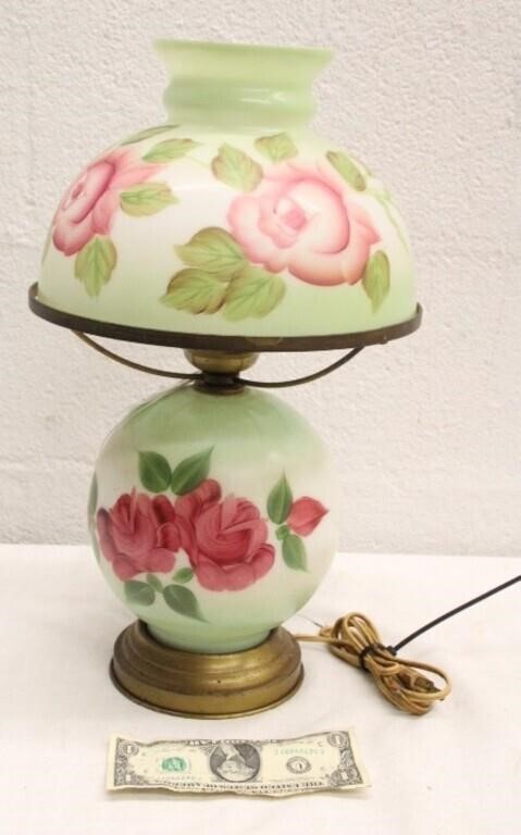 ELECTRIC BANQUET LAMP WITH MATCHING SHADE