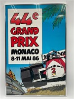 16x24” 1986 Monaco Grand Prix Race Poster