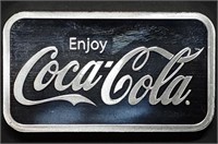 5 Troy Oz .999 Fine Silver Coca-Cola Advertising