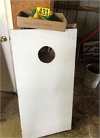 Cornhole boards w/ bags