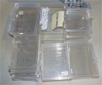 Lot of 20 Assorted Plastic Card Cases/Boxes