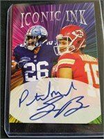 Iconic ink dual Cuts Patrick Mahomes, Saquon